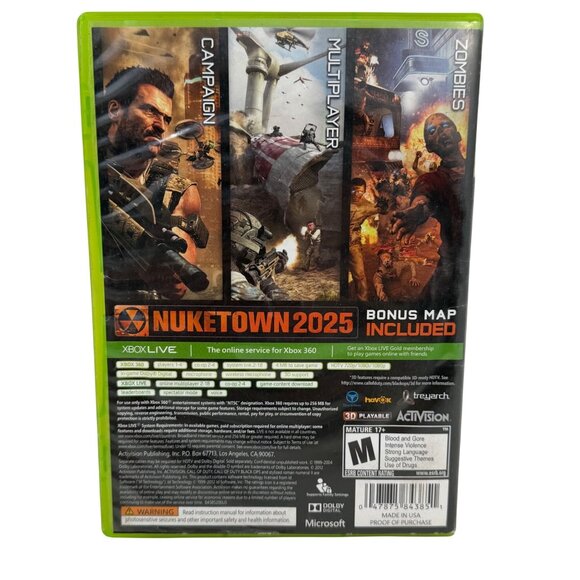 Xbox 360 - Call of Duty Black Ops 2 - CIB - Tested/Works - Picture 2 of 4